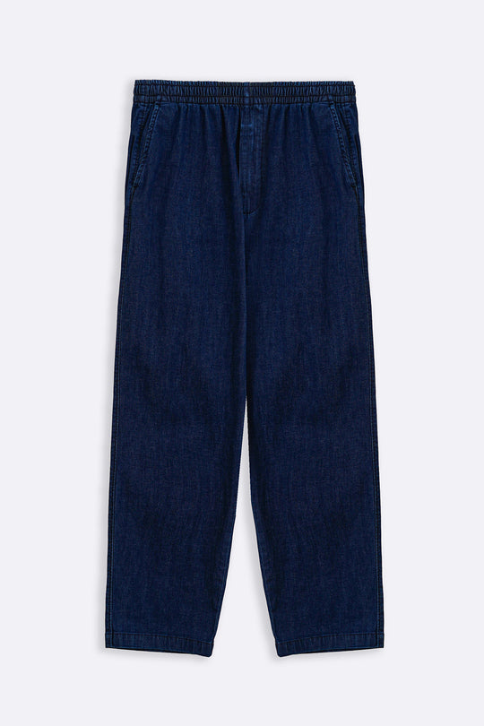MID BLUE SOFT DENIM TROUSERS