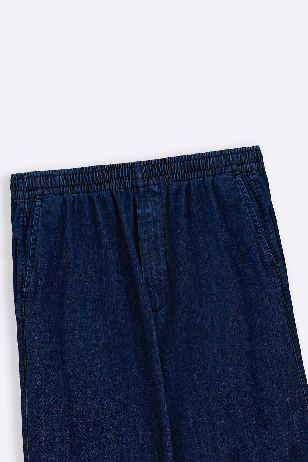 MID BLUE SOFT DENIM TROUSERS