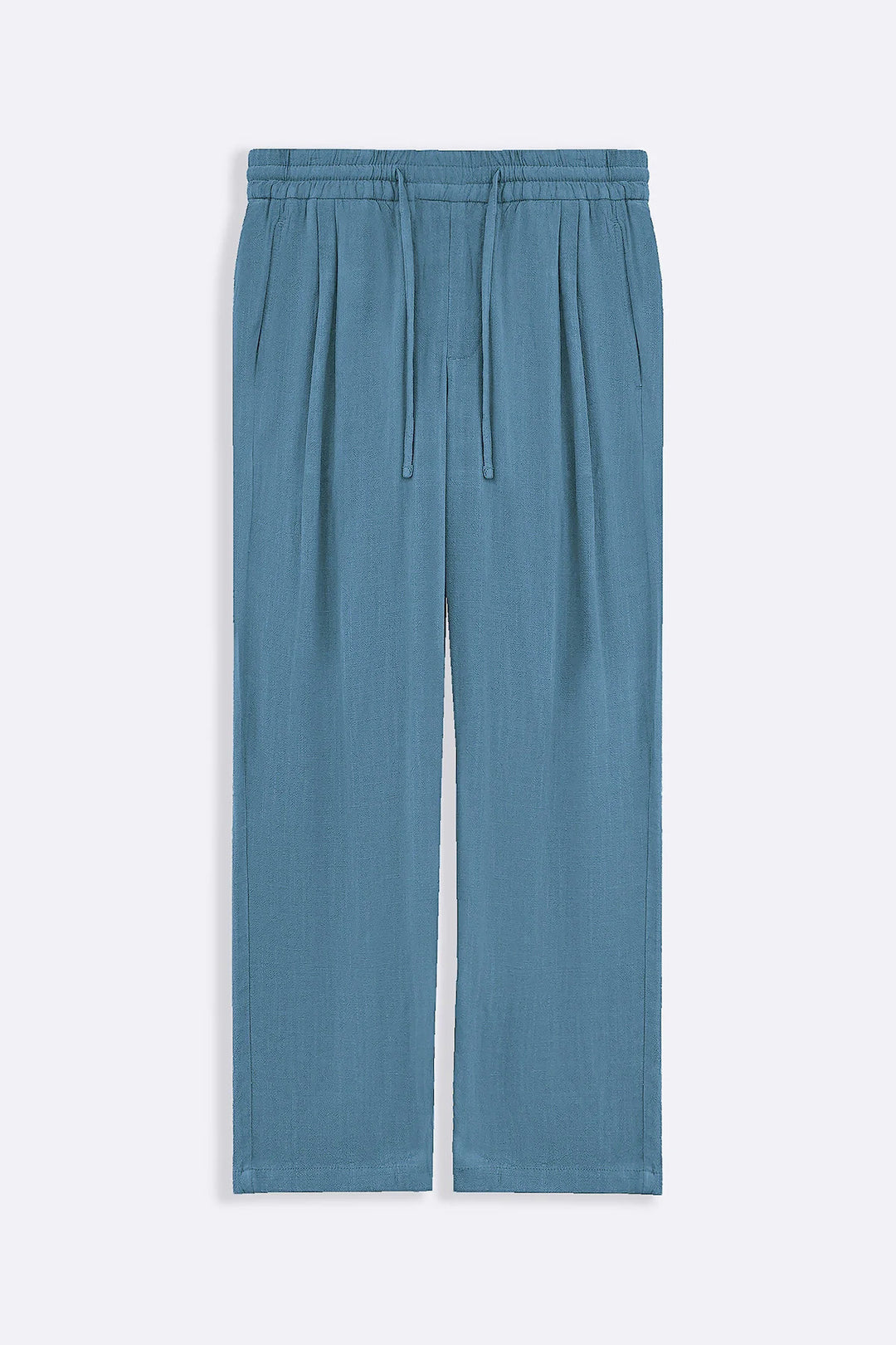 TOURMALINE LINEN BLEND BAGGY PANTS