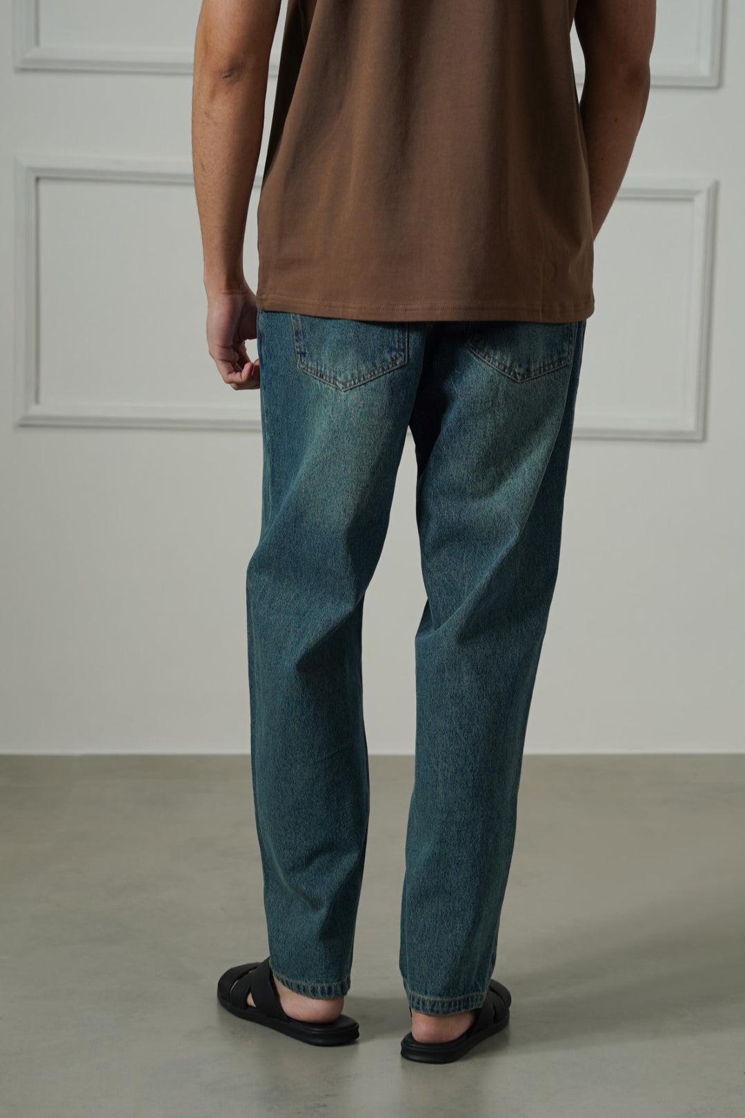 MID BLUE 90's STRAIGHT JEANS