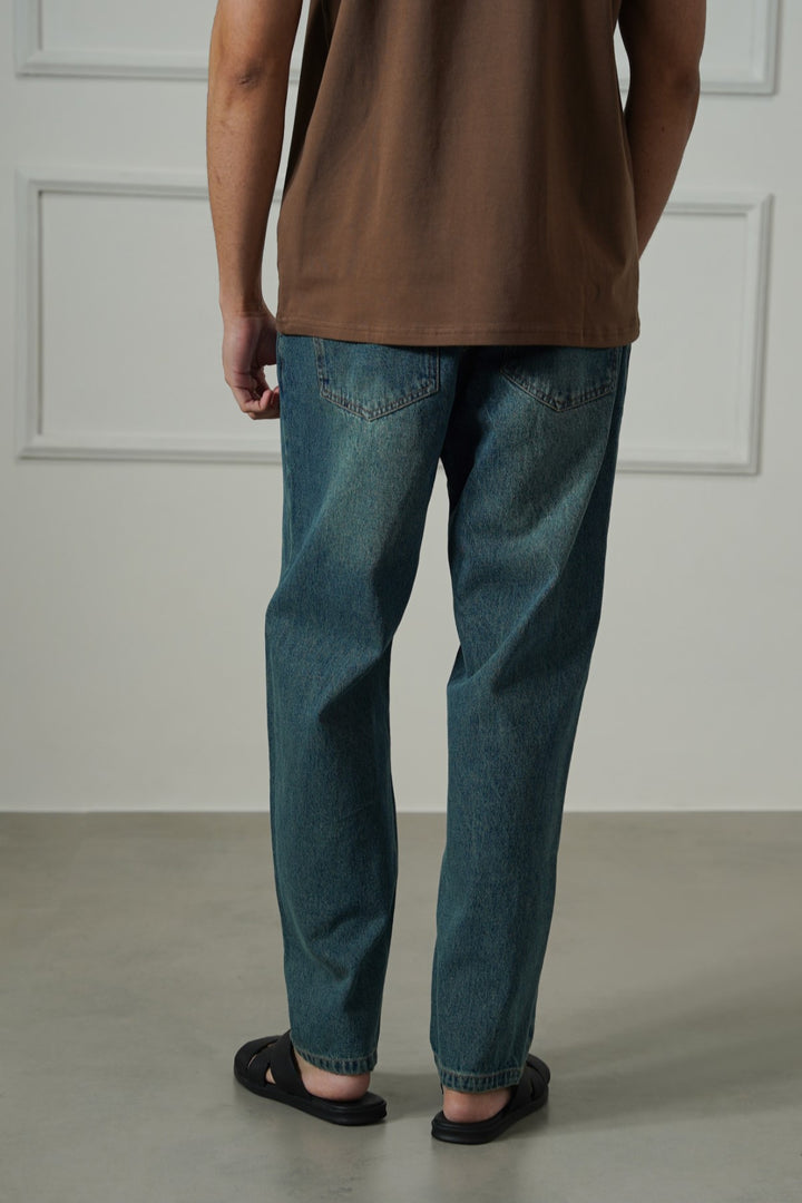 MID BLUE 90's STRAIGHT JEANS