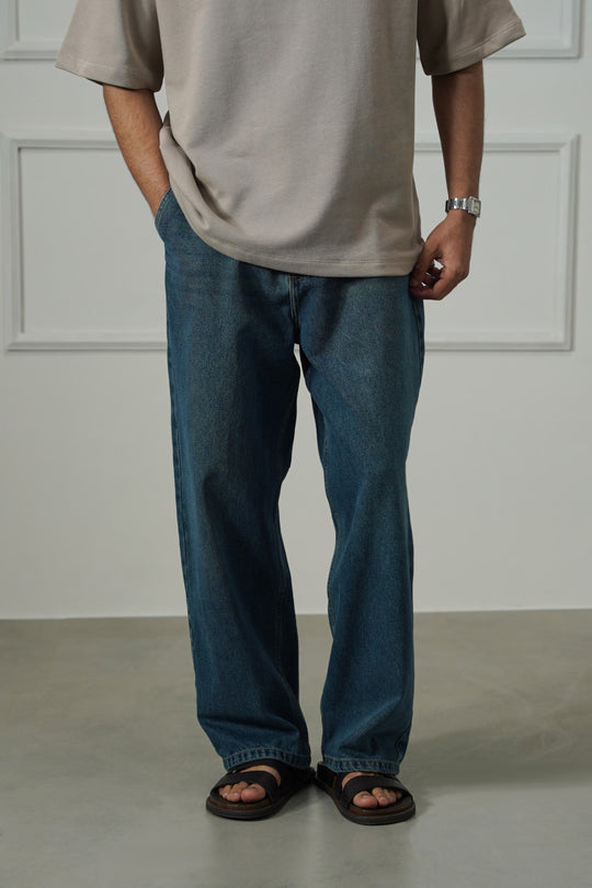 DARK BLUE SKATER JEANS