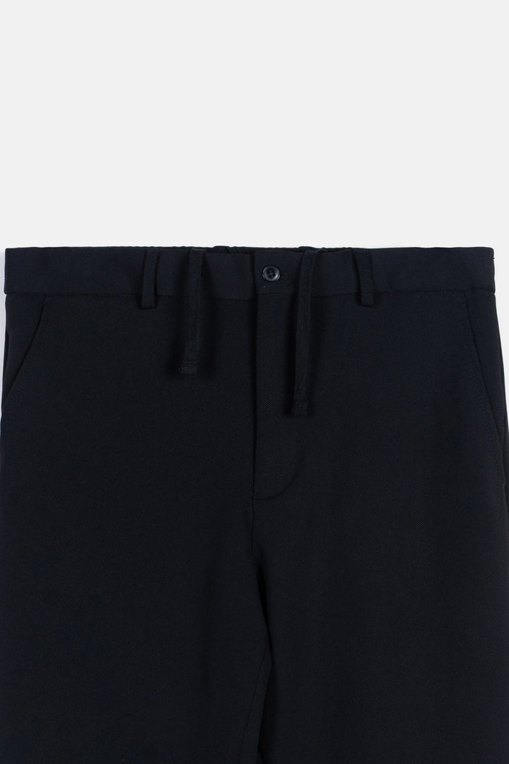 BLACK SMART PANTS