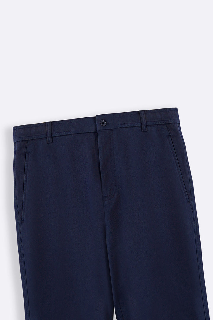 NAVY BASIC CHINO PANTS