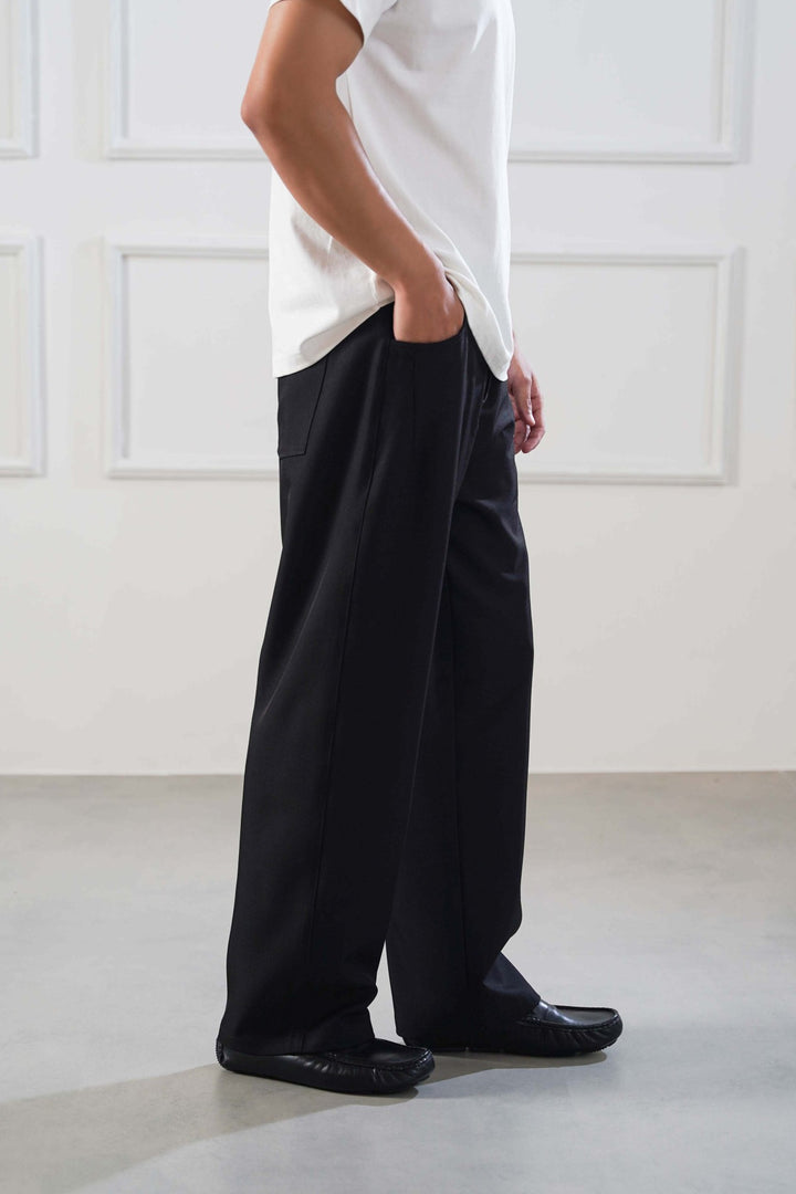 TWILL BAGGY PANTS