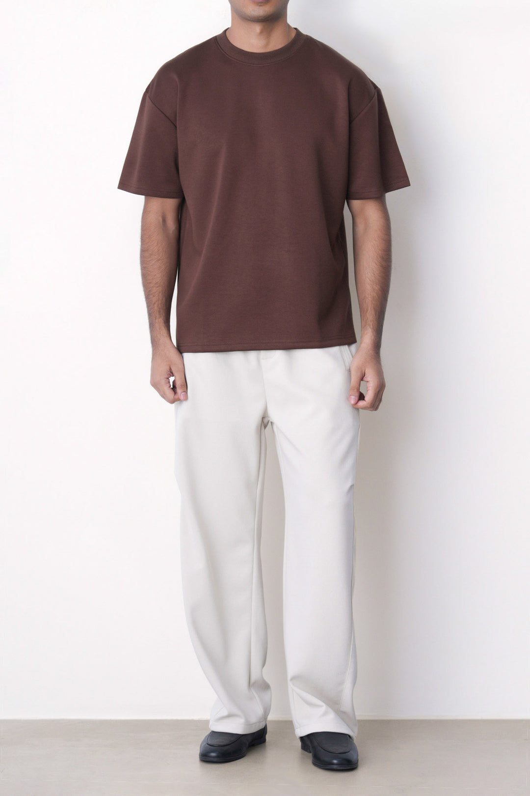 PANELLED BARREL PANTS