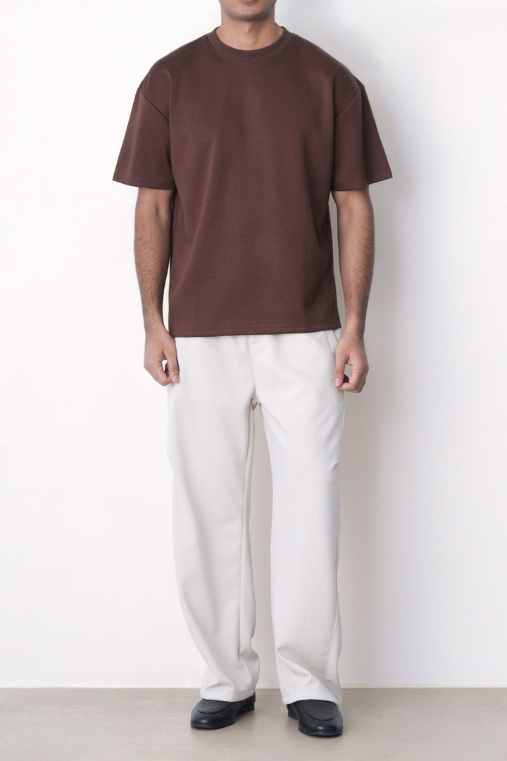 PANELLED BARREL PANTS