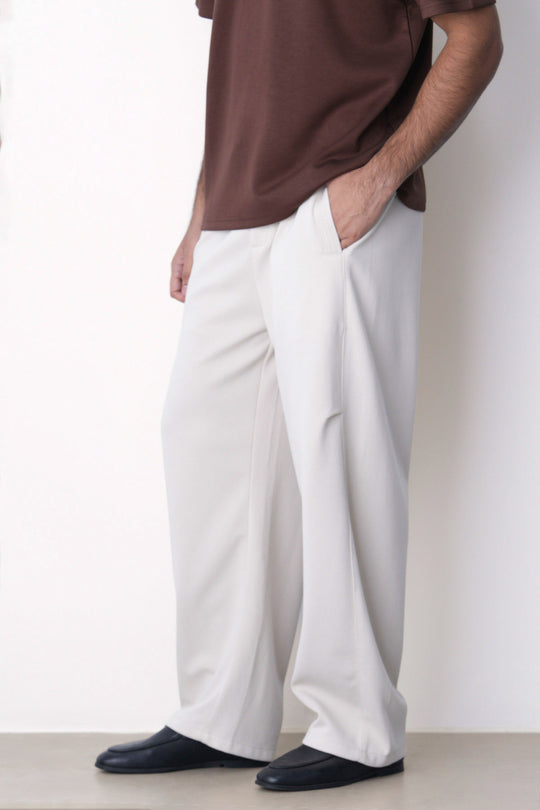 PANELLED BARREL PANTS