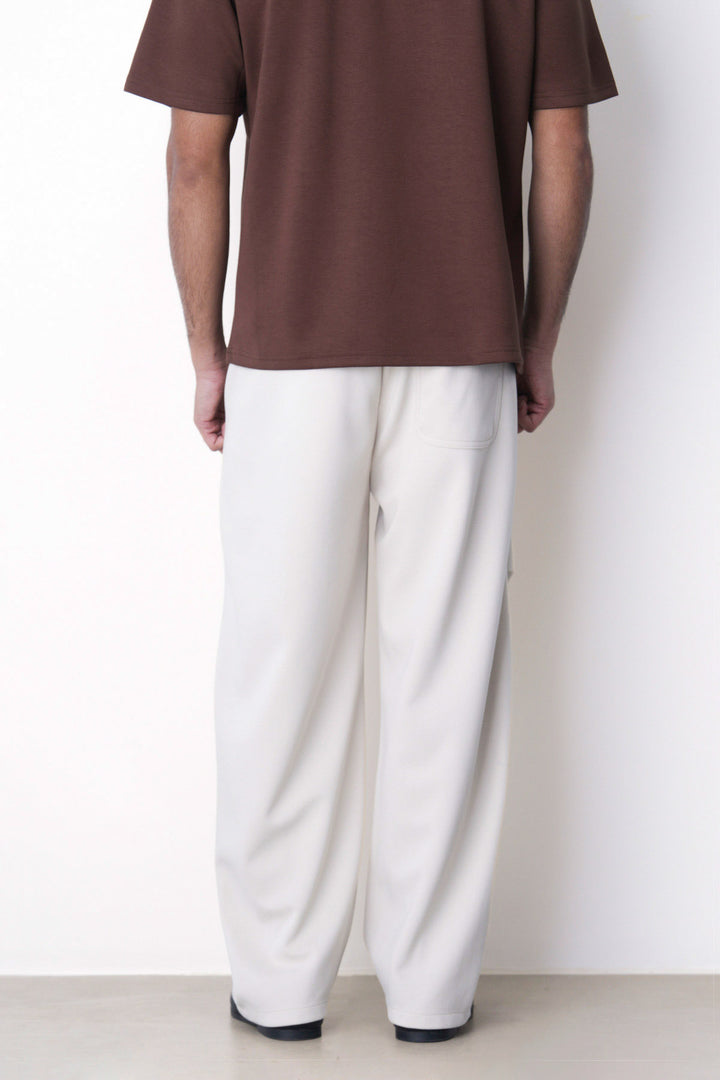 PANELLED BARREL PANTS