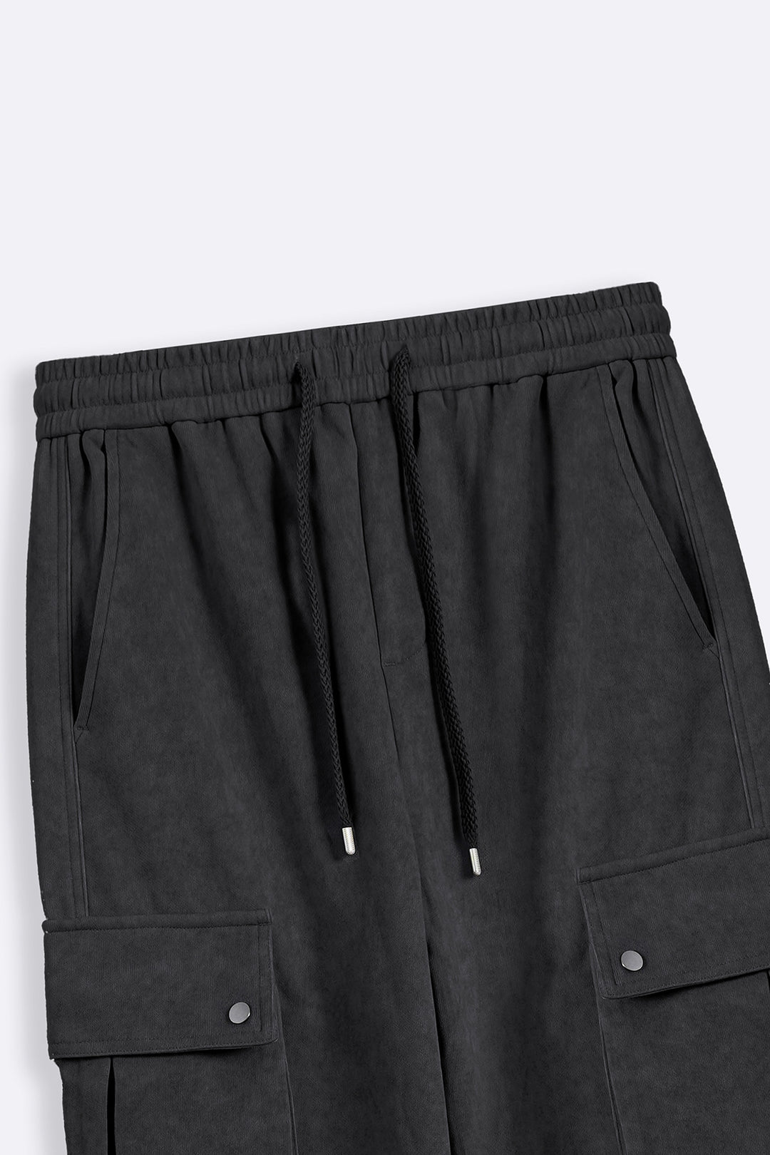 CHARCOAL UTILITY CARGO PANTS