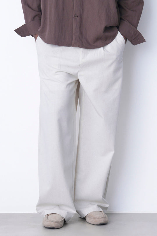 OAT MELANGE LINEN BLEND PANTS
