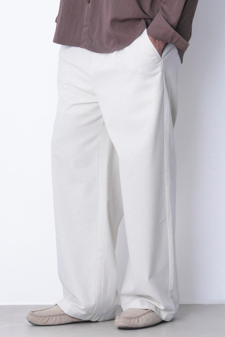 OAT MELANGE LINEN BLEND PANTS