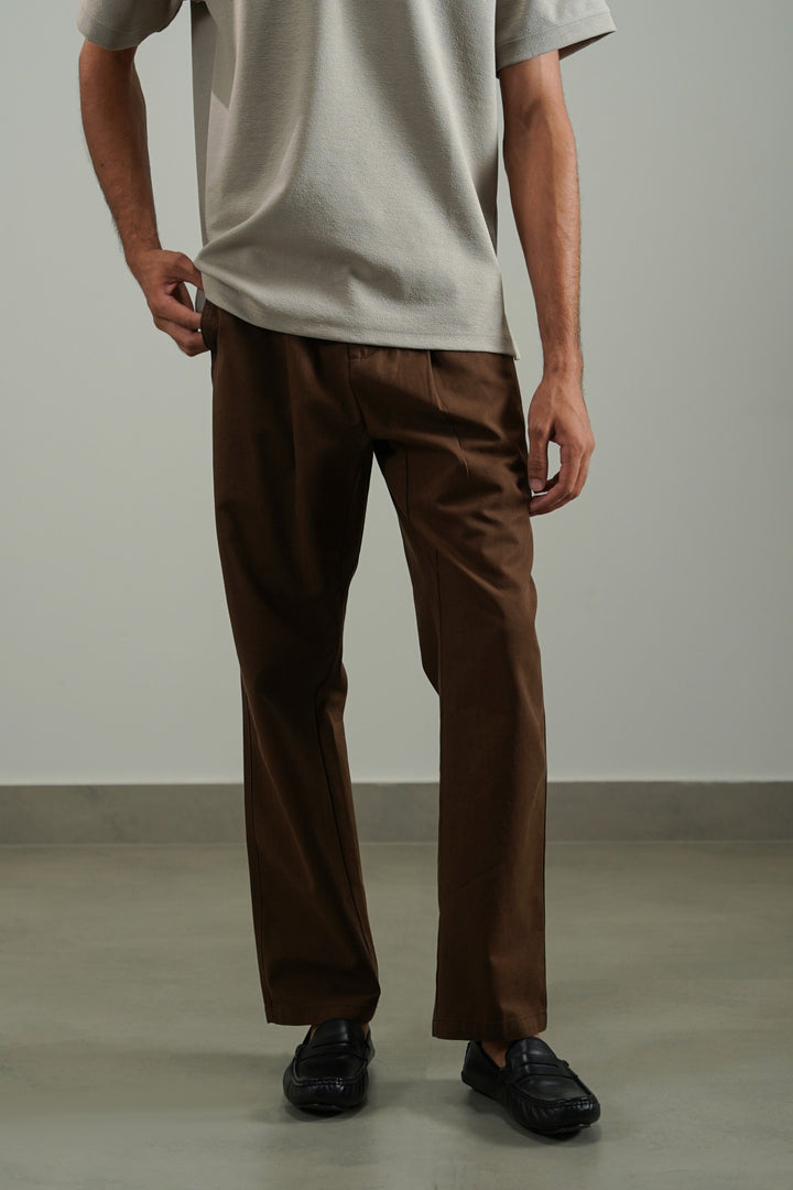 RELAXED PLEATED PANTS