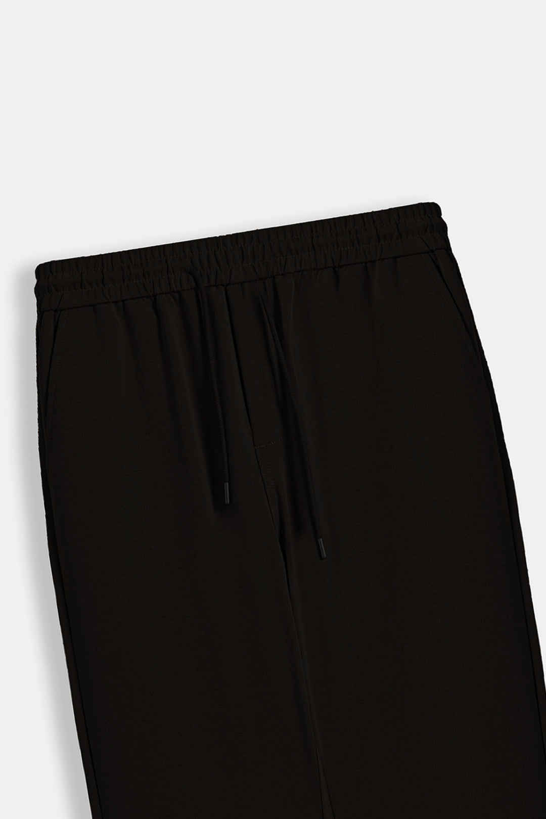 BLACK COMFORT STRAIGHT PANTS