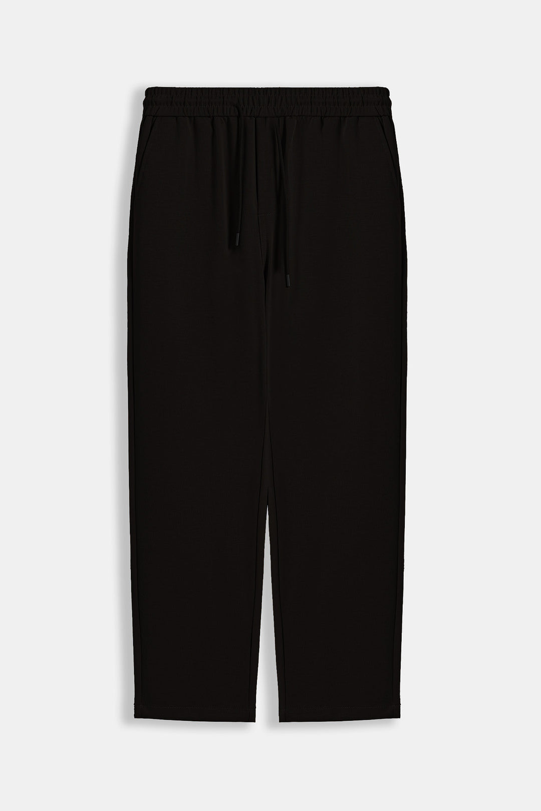 BLACK COMFORT STRAIGHT PANTS