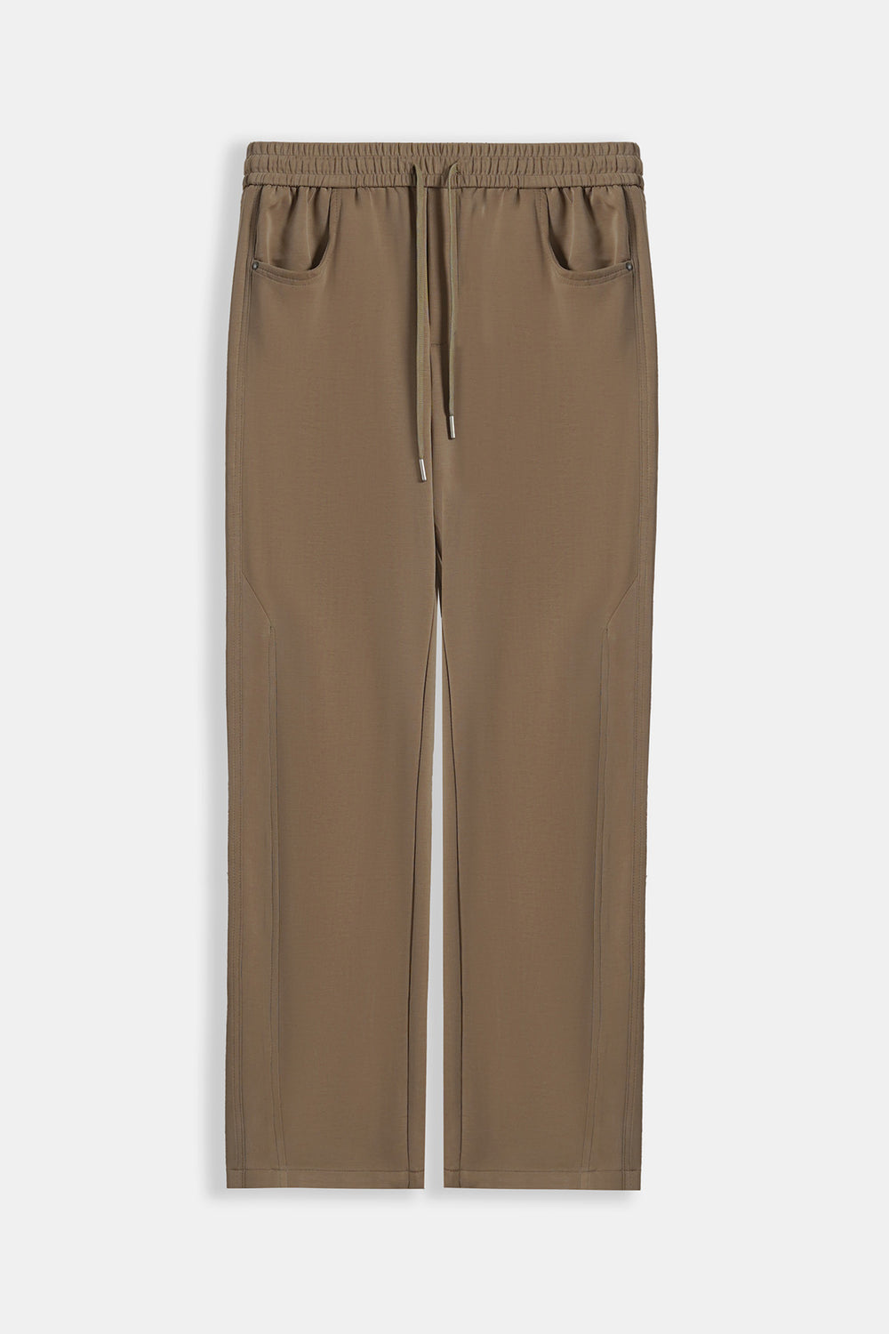KHAKI PANELLED TROUSERS