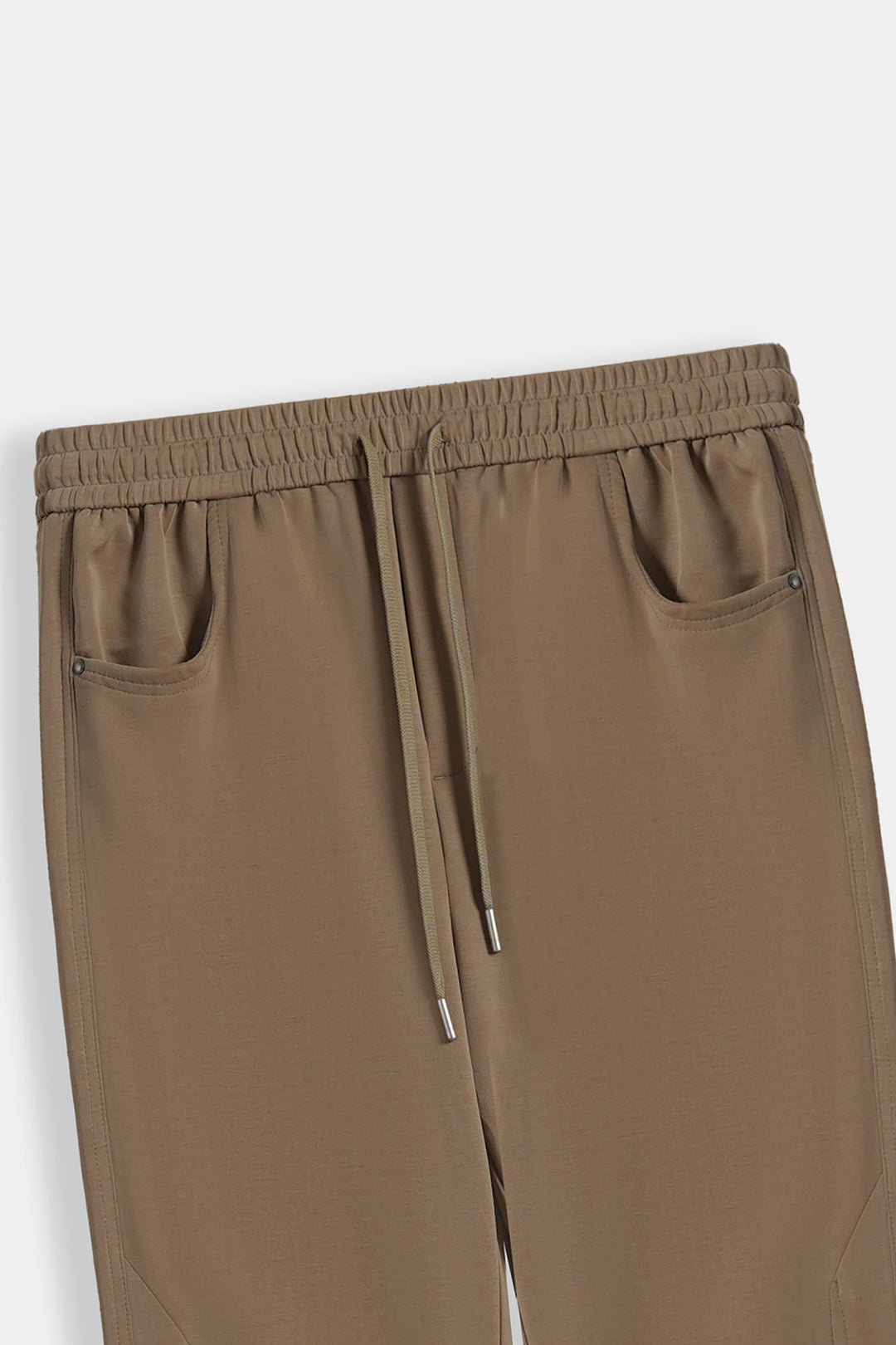 KHAKI PANELLED TROUSERS