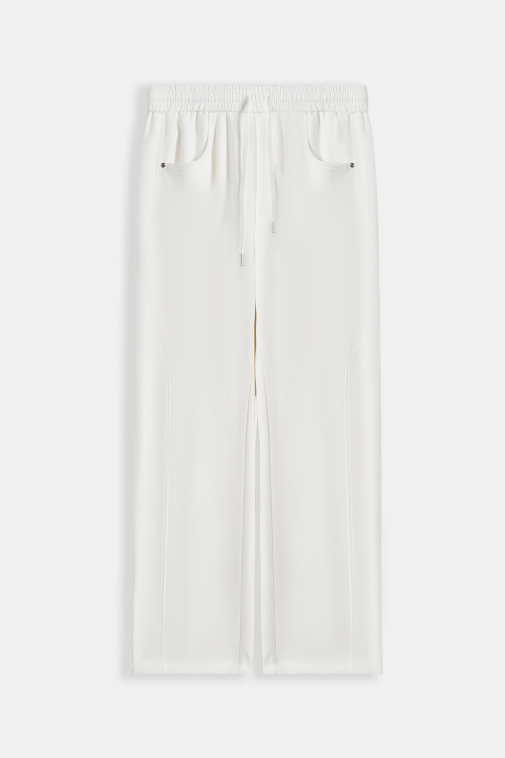 WHITE PANELLED TROUSERS