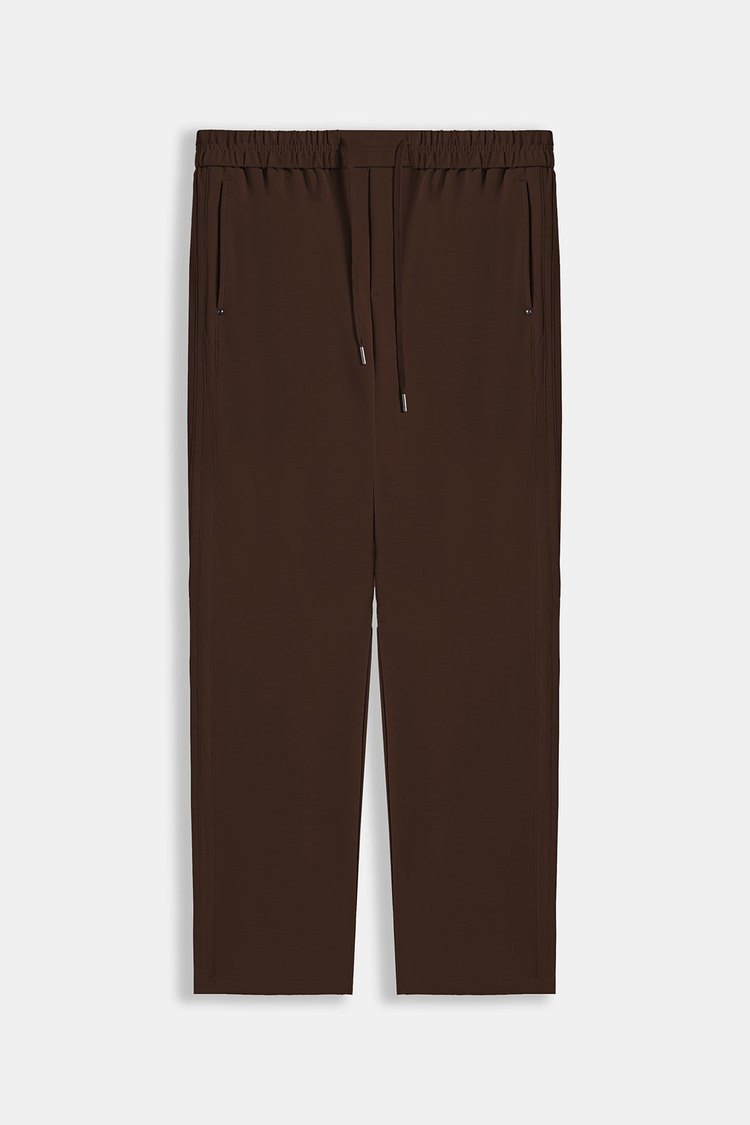 BROWN ESSENTIAL TROUSERS