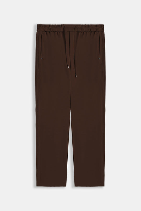 BROWN ESSENTIAL TROUSERS