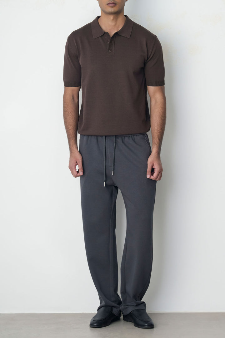CHARCOAL ESSENTIAL TROUSERS