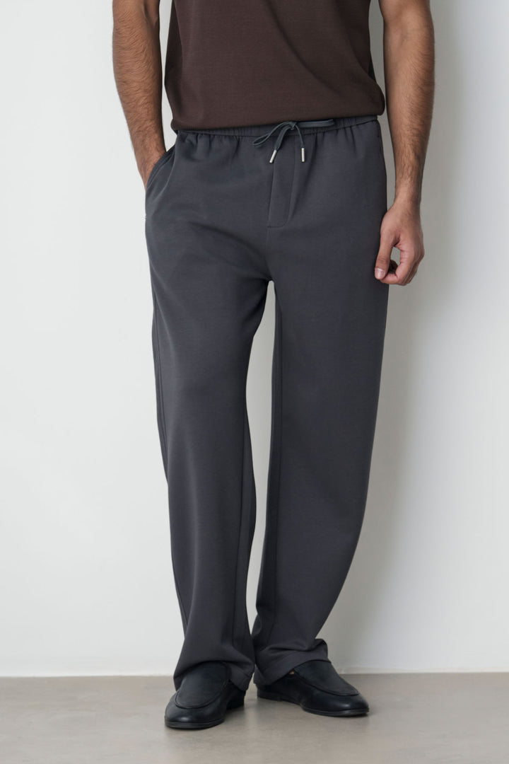 CHARCOAL ESSENTIAL TROUSERS