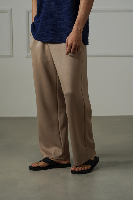 KHAKI COMFORT STRAIGHT PANTS