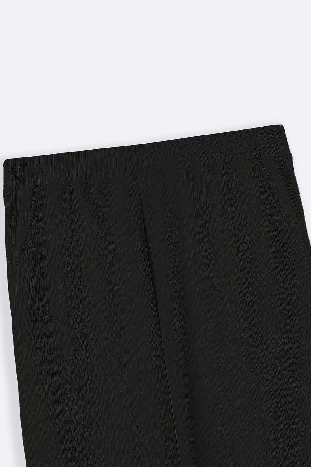 BLACK TENCEL COTTON PANTS