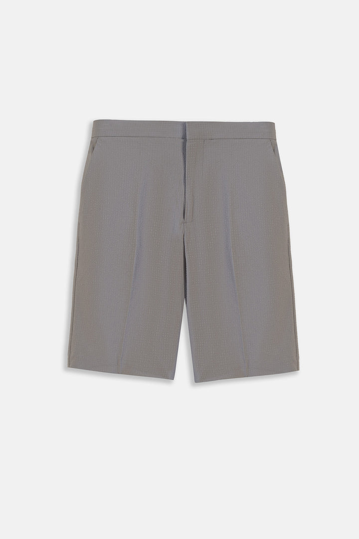 KHAKI SEERSUCKER SHORTS