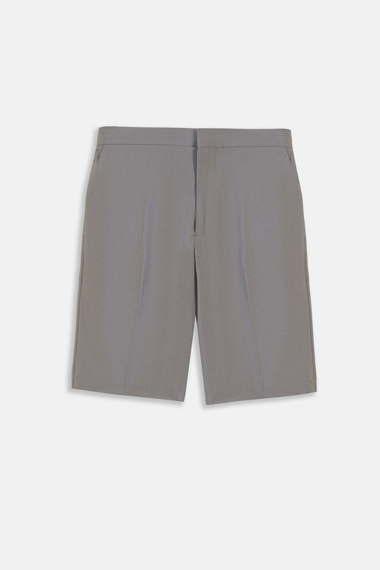 KHAKI SEERSUCKER SHORTS