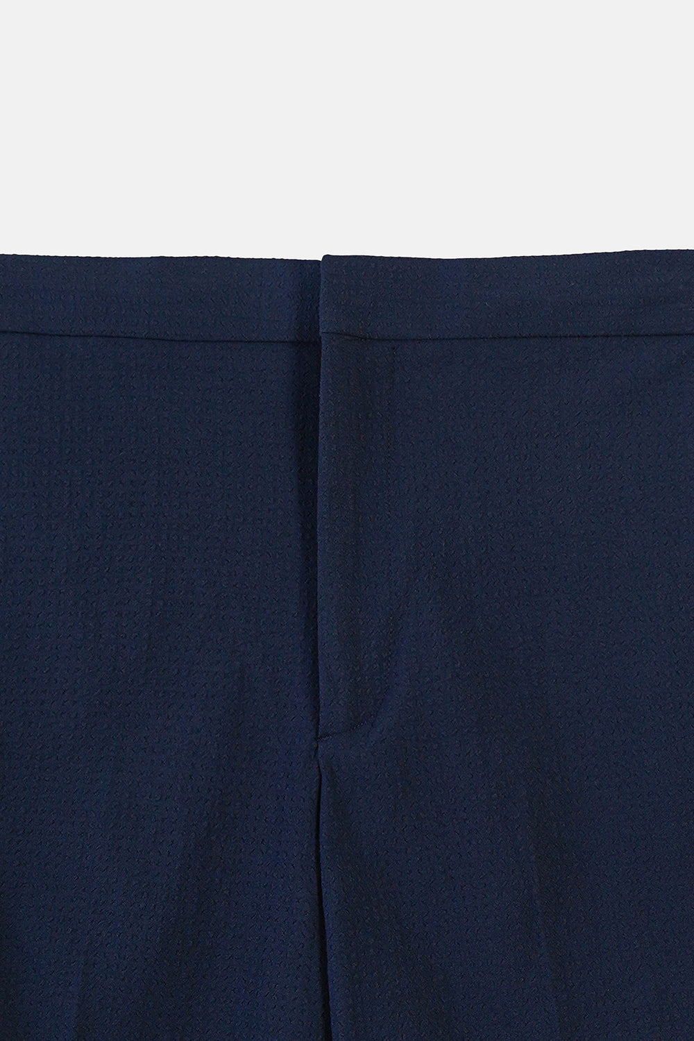 NAVY SEERSUCKER SHORTS