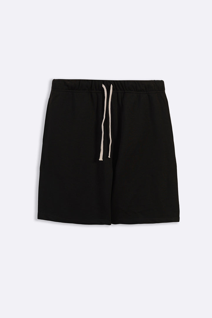 BLACK RELAXED SHORTS