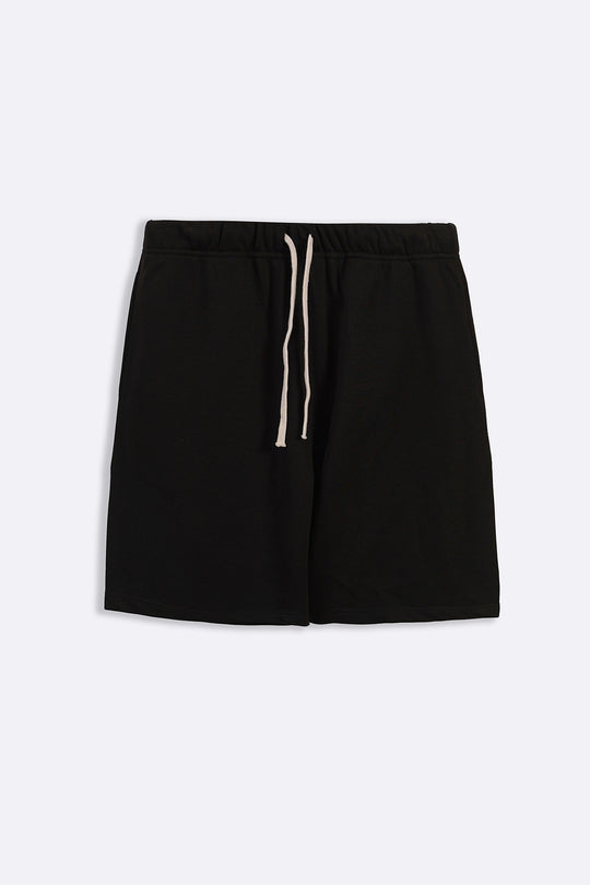 BLACK RELAXED SHORTS