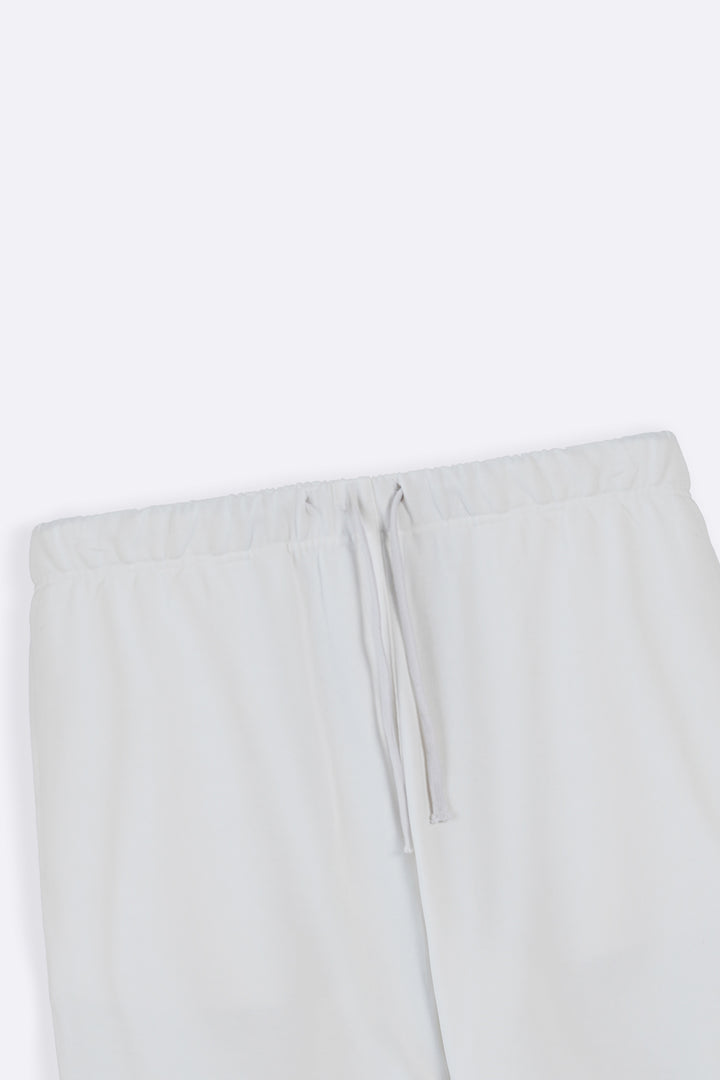 WHITE RELAXED SHORTS