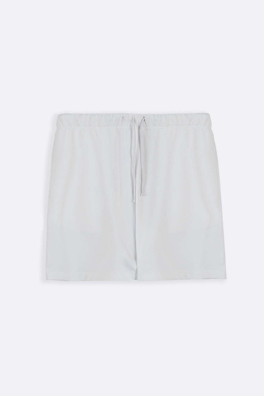 WHITE RELAXED SHORTS