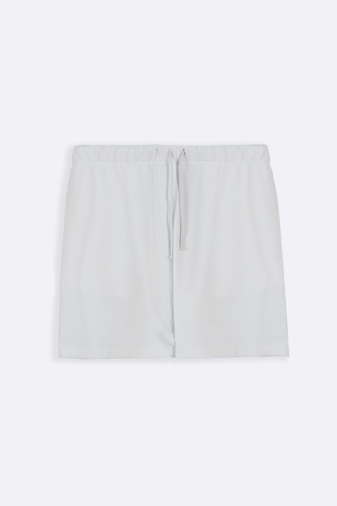 WHITE RELAXED SHORTS