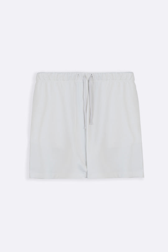 WHITE RELAXED SHORTS