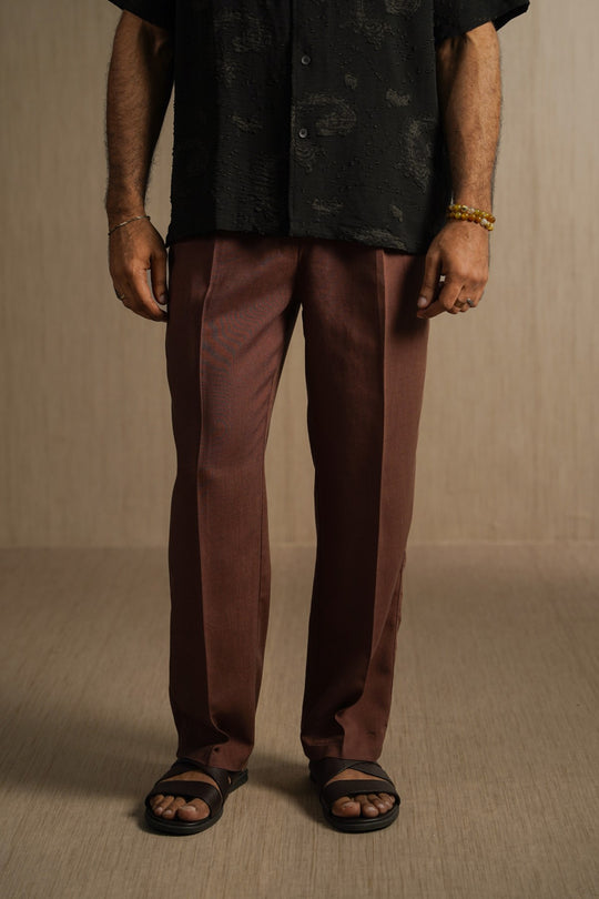 BROWN NEUTRAL TONE PANTS