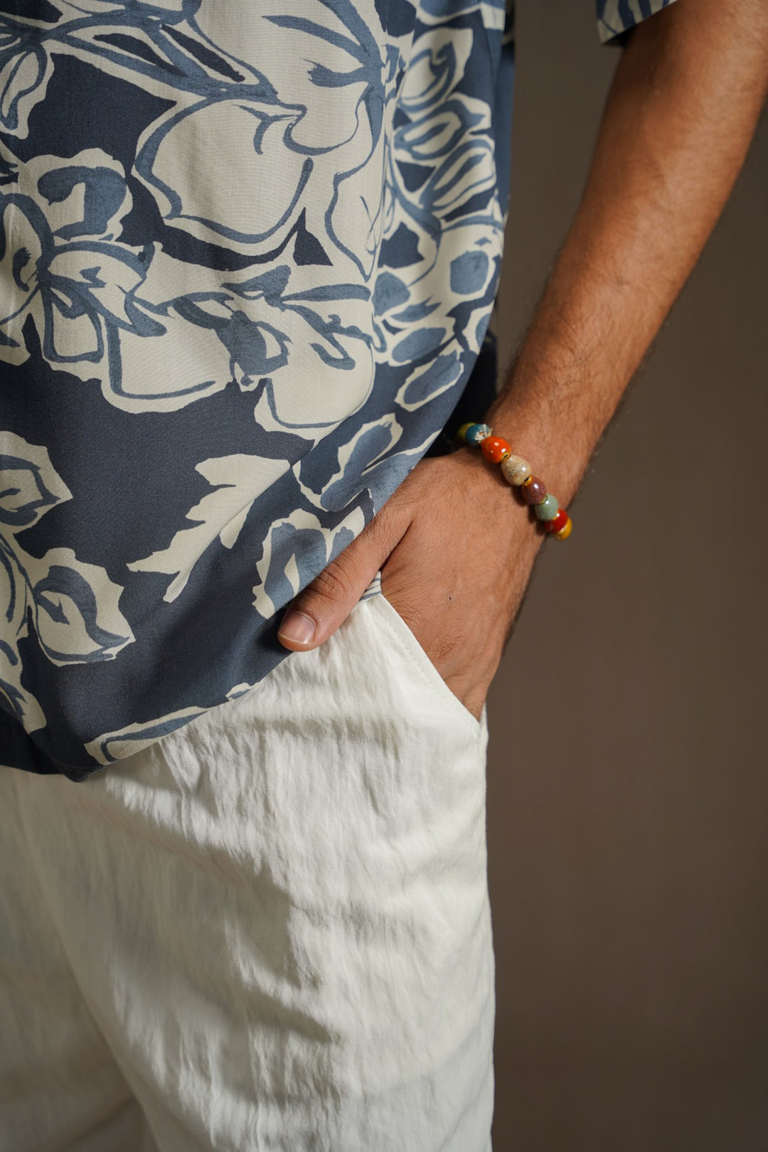 WHITE PALM GROVE PANTS