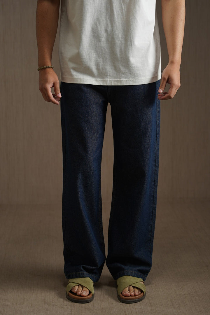 DARK BLUE EVERYDAY BAGGY JEANS
