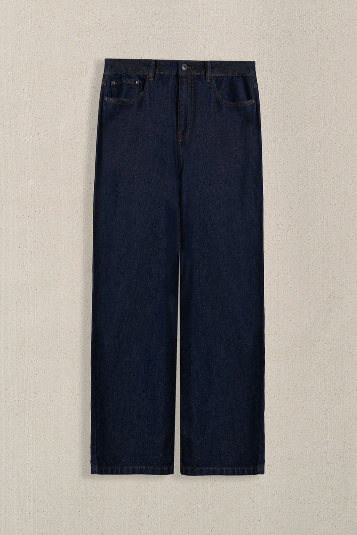 DARK BLUE EVERYDAY BAGGY JEANS