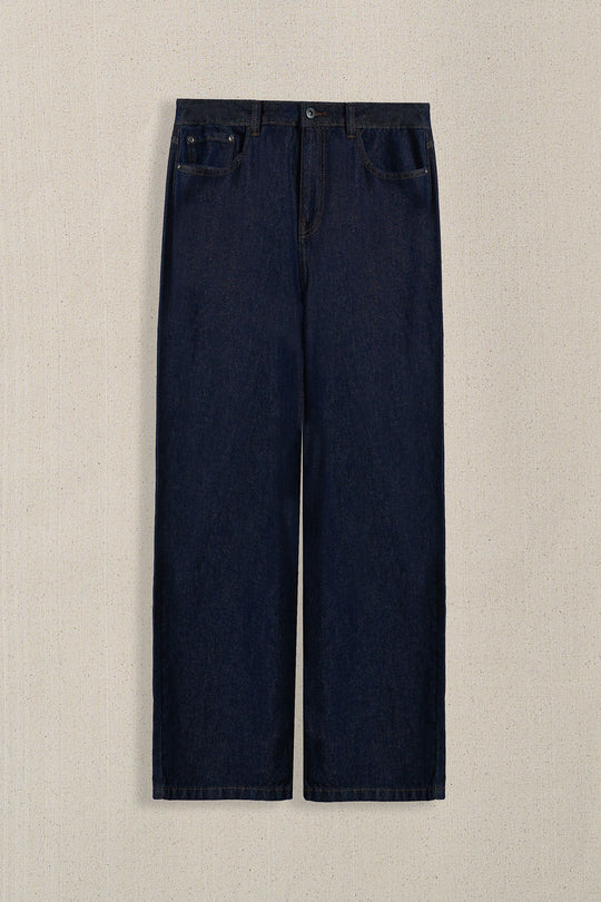 DARK BLUE EVERYDAY BAGGY JEANS