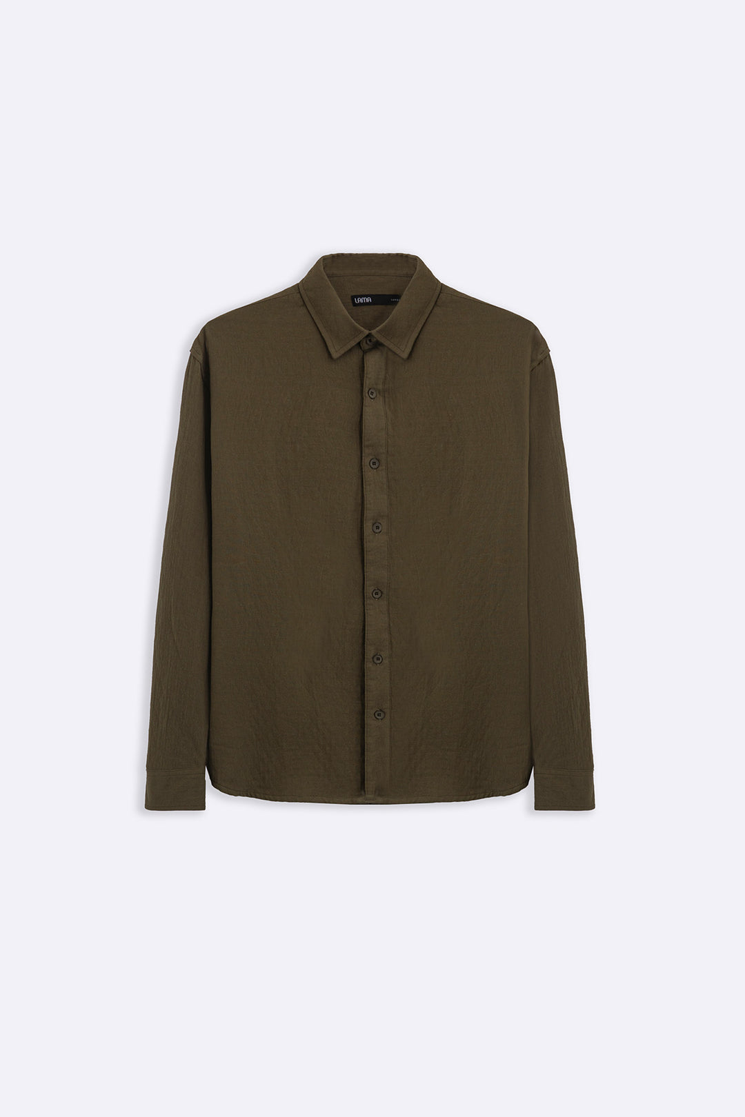 OLIVE QUILT EFFECT JACQUARD SHIRT