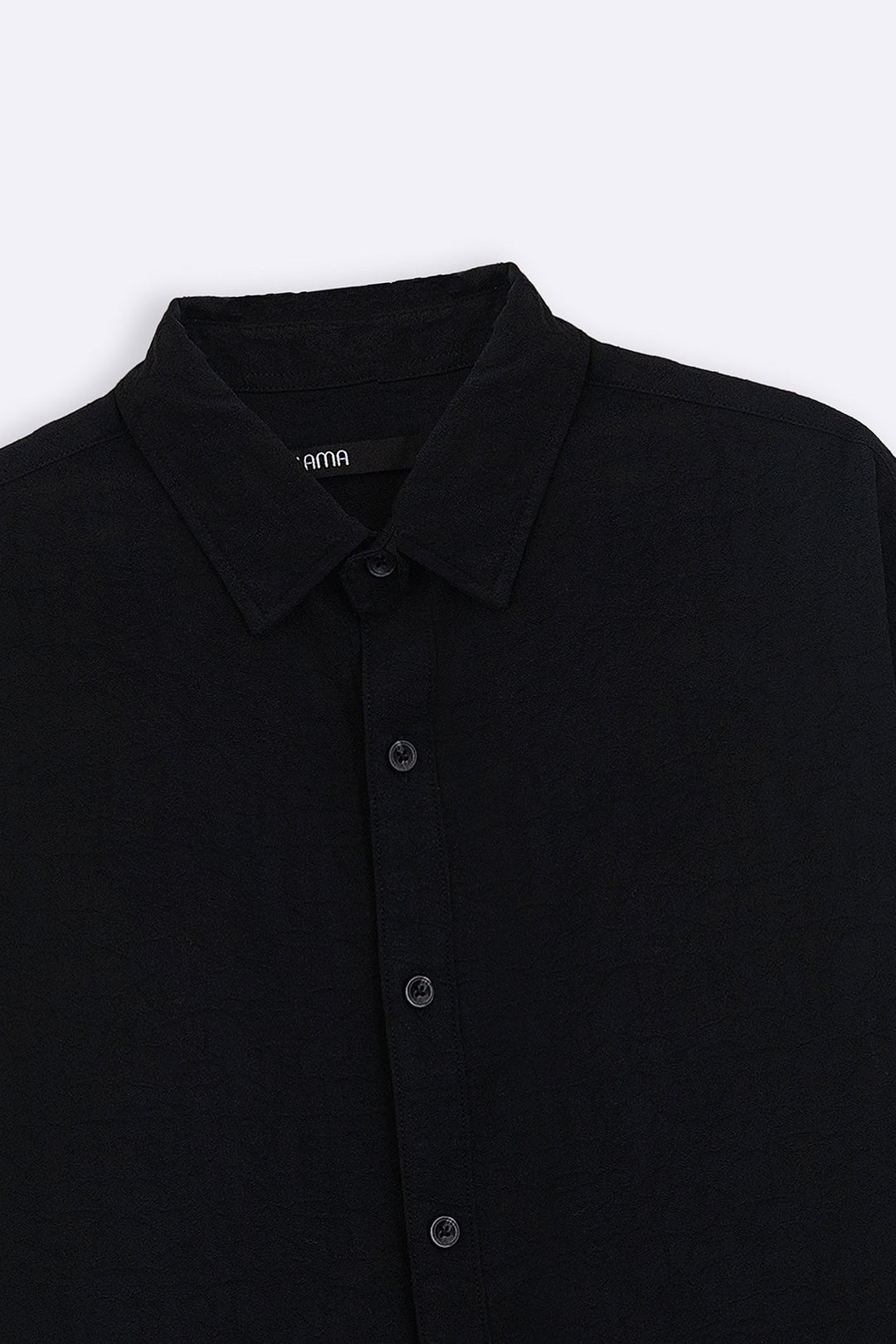 BLACK ABSTRACT JACQUARD SHIRT