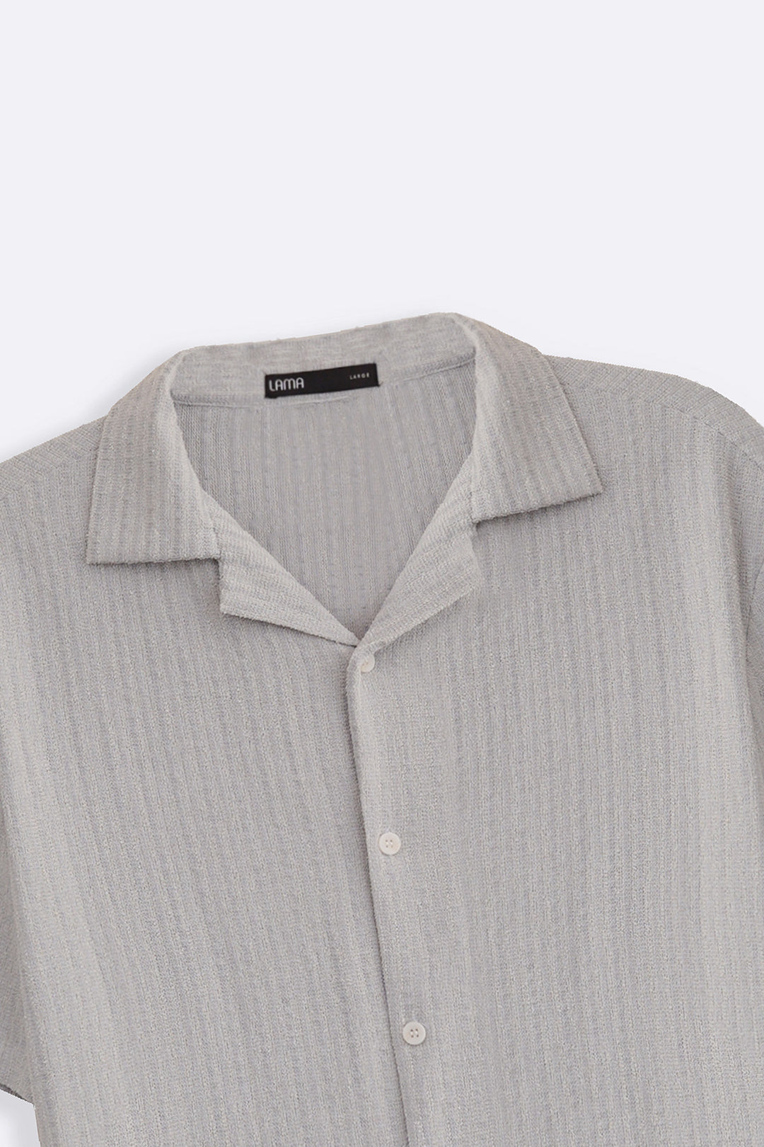 BLUE TEXTURED RESORT SHIRT