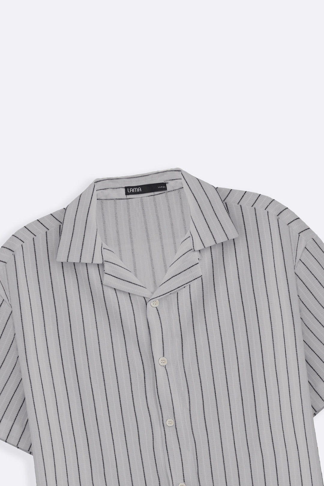 BLUE RELAXED STRIPED SAFARI