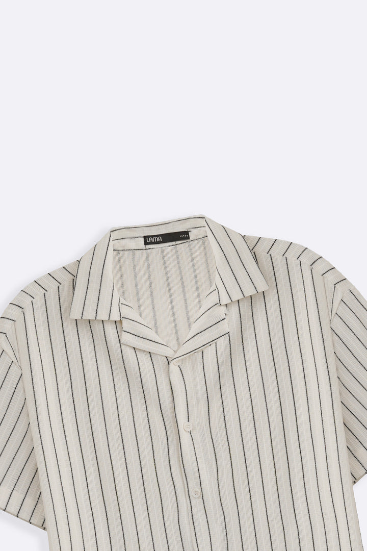 OFF WHITE RELAXED STRIPED SAFARI