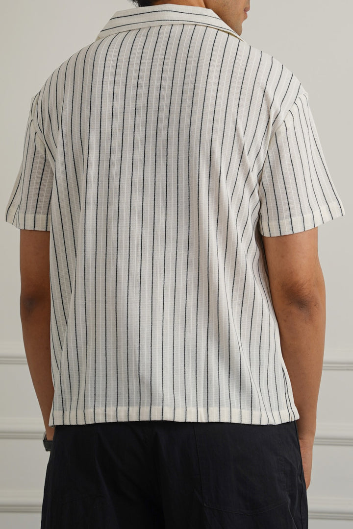 OFF WHITE RELAXED STRIPED SAFARI