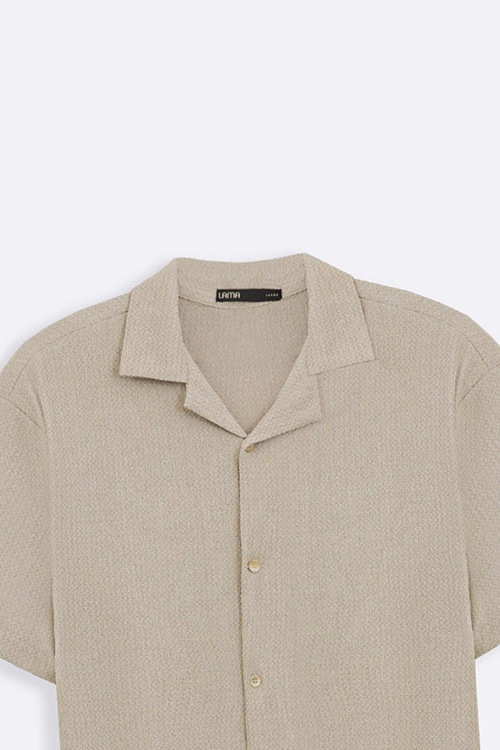 BEIGE SUMMER LOUNGE SHIRT