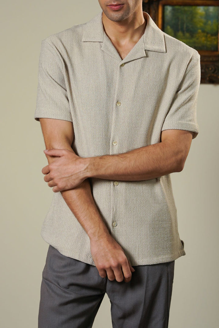BEIGE SUMMER LOUNGE SHIRT